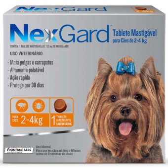 Nexgard Cães - 2 a 4 Kg